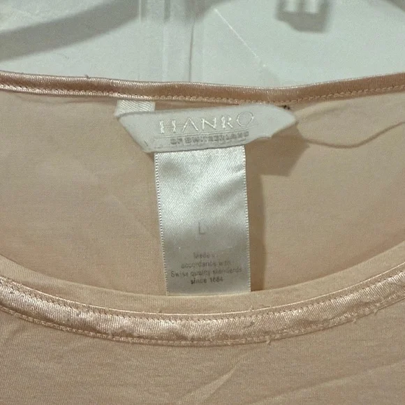 Hanro Long Sleeve Nightgown-Light Pink - Picture 2 of 11